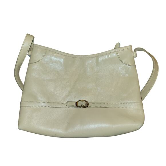 Vintage Contessa Genuine Leather Ivory Purse - Picture 1 of 9